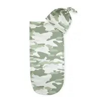 Green Camo Cutie Cocoon | Matching Cocoon & Hat Set | Itzy Ritzy
