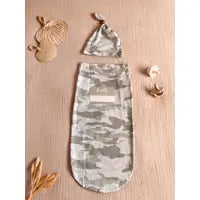 Green Camo Cutie Cocoon | Matching Cocoon & Hat Set | Itzy Ritzy