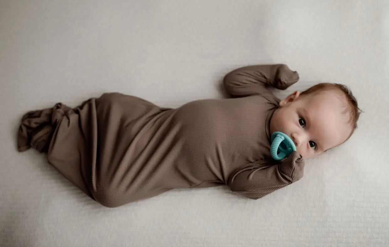 Knotted Gown (4 colour options) | Three Little Tots