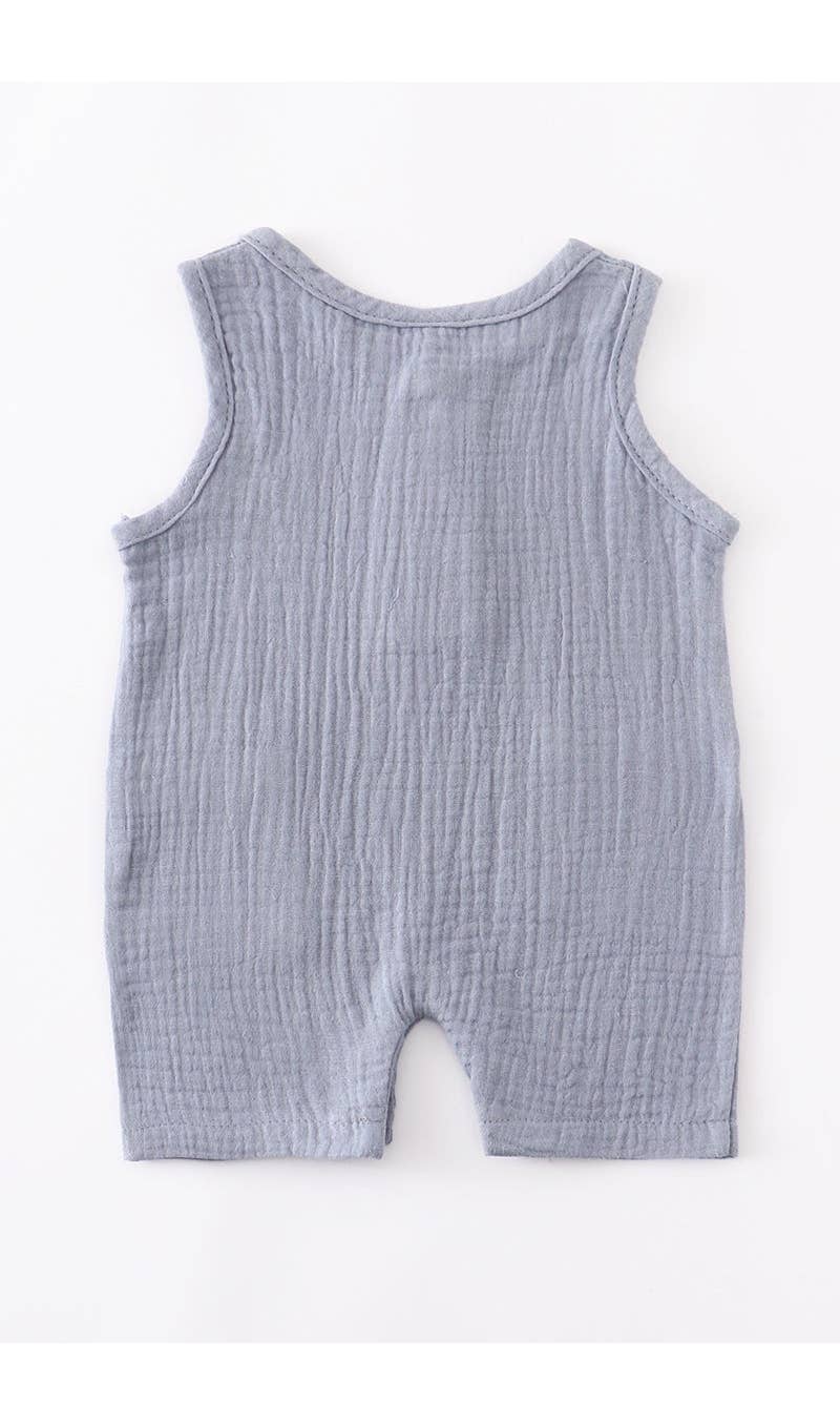 Ocean mist boy romper | Honeydew
