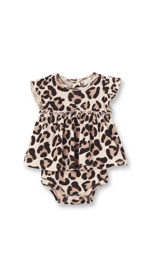 Leopard Skirted Bodysuit | Tesa Babe