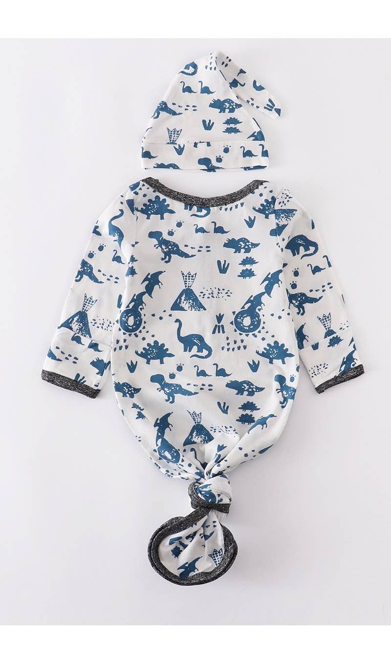 Dinosaur baby gown | Honeydew